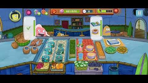 SpongeBob: Krusty Cook-Off - Juice Bar (Level 26,27,28,29,30/70)