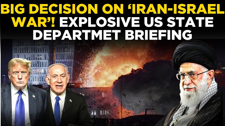 LIVE | US State Department Briefing On Iran Vs Israel War LIVE | Tammy Bruce Live | Trump | U.S News
