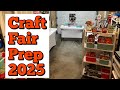 Craft Fair Prep 2025: My Mock Set Up DON’T LOOK AT MY MESSY GARAGE LOL