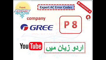 Gree AC P8 error Codes