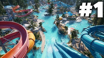 Waterpark Simulator Gameplay Walkthrough Part 1 - PLEASE BE GOOD