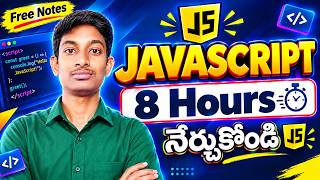 JavaScript Full Course in Telugu | JavaScript Tutorial for Beginners | Zero to Hero
