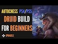 Auto Chess  PS4/PS5 DRUID Build for BEGINNERS (Full Match Play by Play)