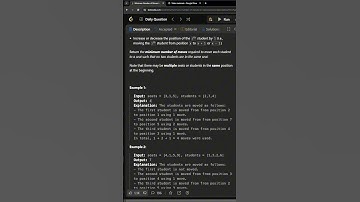 DAILY LEETCODE CHALLENGE #40 | 2037. Minimum Number of Moves to Seat Everyone