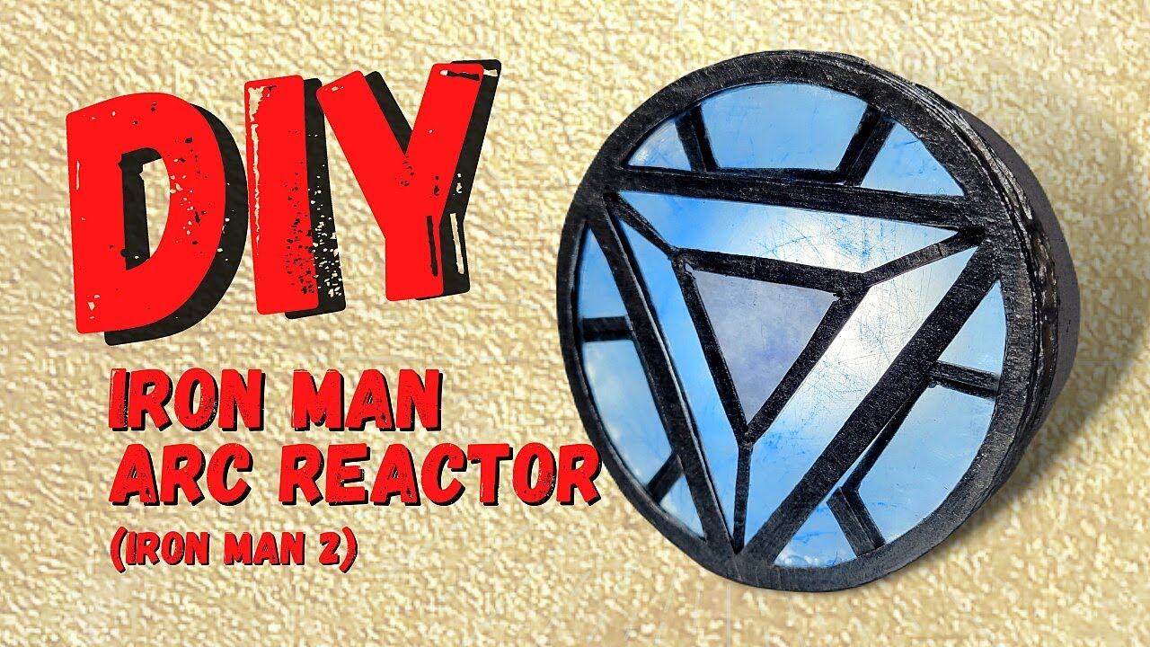 Iron Man Arc Reactor (Iron Man 2) | Cardboard Diy - Youtube