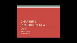 Grade 6 mathematics Chapter 7 Number Pattern Practice now 4 and 5