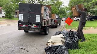 Curbside junk removal in Euless, Texas!!
