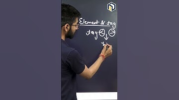 Difference between Elements & Tags | HTML | Hindi | #2023 #elements #tags #coding #html #web