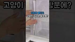 투명 보호필름 붙이면 주방, 가구, 벽 관리 한번에 끝!