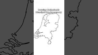 Drawing Netherlands Municipalities by memory #history #viral #drawing #mapping #map #fyp #art #dutch