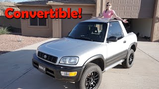 Most fun SUV in the WORLD!  1998 Toyota RAV4 2 Door Convertible!!!