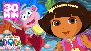 Dora and Boots' Water Adventure Rescues! 🧜‍♀️ 30 Minutes of Dora the Explorer | Dora & Friends