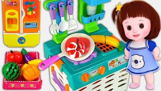 Baby Doli and mart register car and kitchen by ToyPuddingTV 449,218 views 3 years ago 8 minutes, 22 seconds