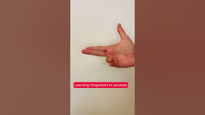 Easy to hold chopsticks tutorial. #tips #trick #fyi