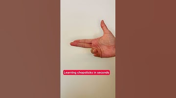 Easy to hold chopsticks tutorial. #tips #trick #fyi