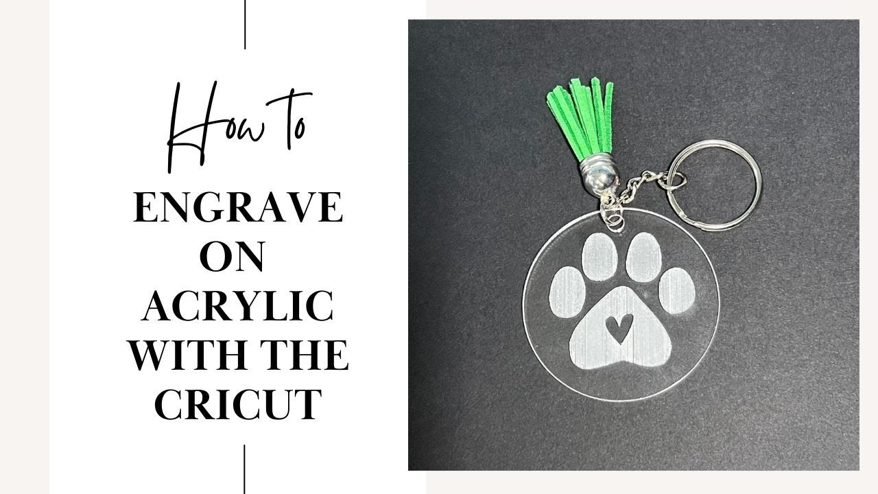 How to Engrave Acrylic with a Cricut Explore - Angie Holden The