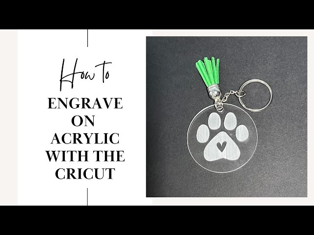 One Of My First Tries Engraving a acrylic Keychain With The Maker 3 : r/ cricut