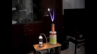 Ламповая катушка Тесла на  ГК-71