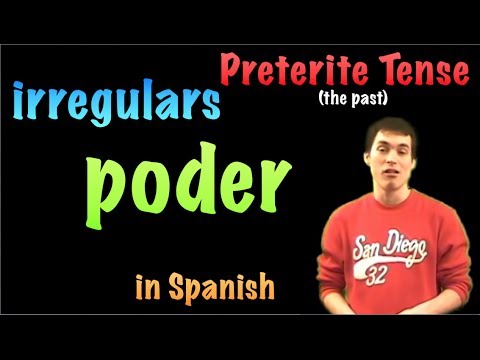 Poder Conjugation Chart