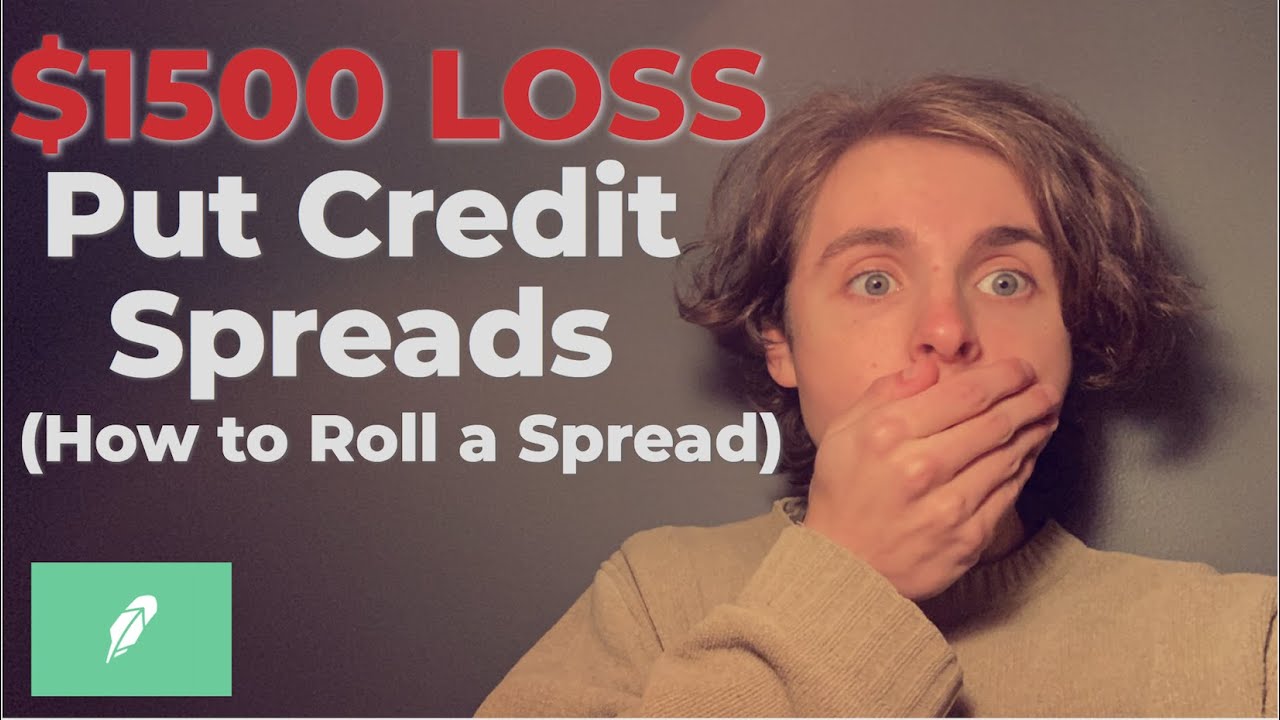 1500 Loss Trading Credit Spreads! How to Roll Spreads to Make your