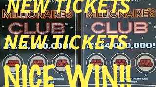 NICE WIN 💰*NEW TICKETS* MILLIONAIRE CLUB FROM THE MICHIGAN LOTTERY