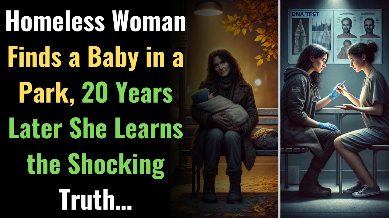 Homeless Woman Finds a Baby in a Park, 20 Years Later She Learns the ...