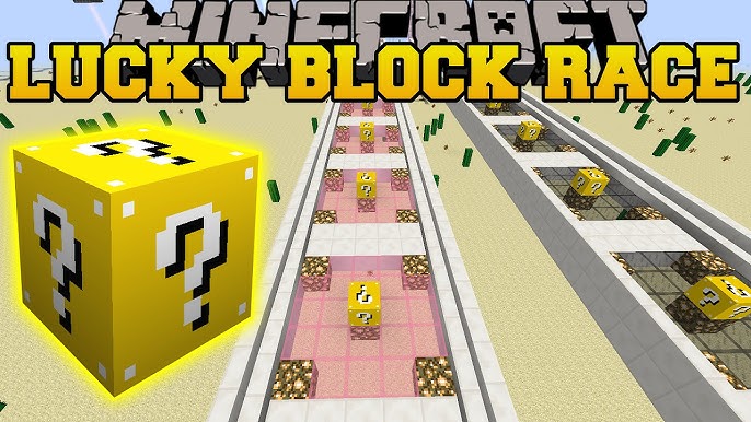 lucky block race Minecraft: SPIRAL OF DEATH LUCKY BLOCK RACE