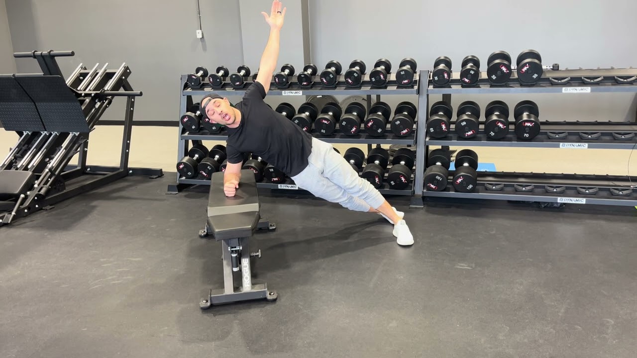 Side Plank On Bench