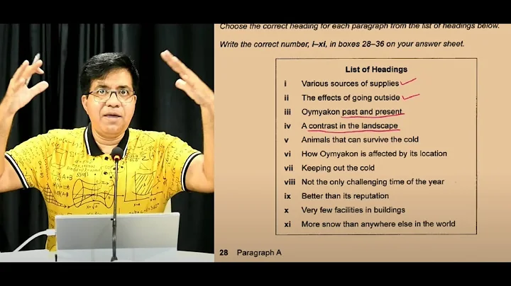Asad Yaqub's LOGIC for LIST OF HEADINGS || IELTS Reading (GT B13 Test 1 Section 3)