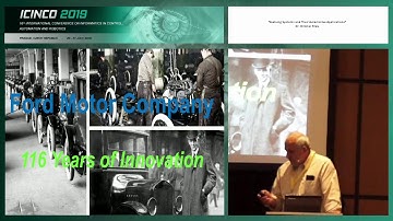 "Evolving Systems and Their Automotive Applications" Dr. Dimitar Filev (ICINCO 2019)