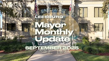 Mayor Update September 2025