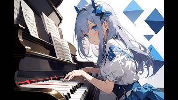 [リフがあるピアノロックの自動作曲] Sonic Pi algorithmic music - powerful piano rock