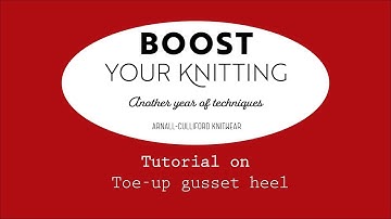 Toe-up gusset heel