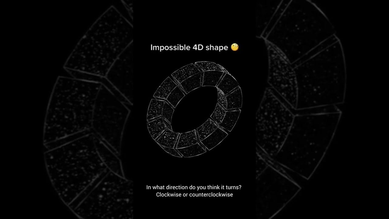 Impossible 4D Shape Illusion 