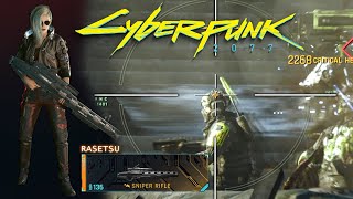 RASETSU Best Sniper Rifle in Cyberpunk 2077 • RTX 4090 • 2K QHD