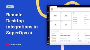 Remote desktop integrations in SuperOps.ai