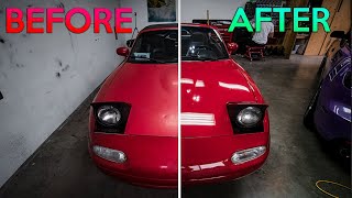 CRAZY Faded Miata Paint Restoration