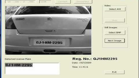 eInfochips License Plate Recognition Demo