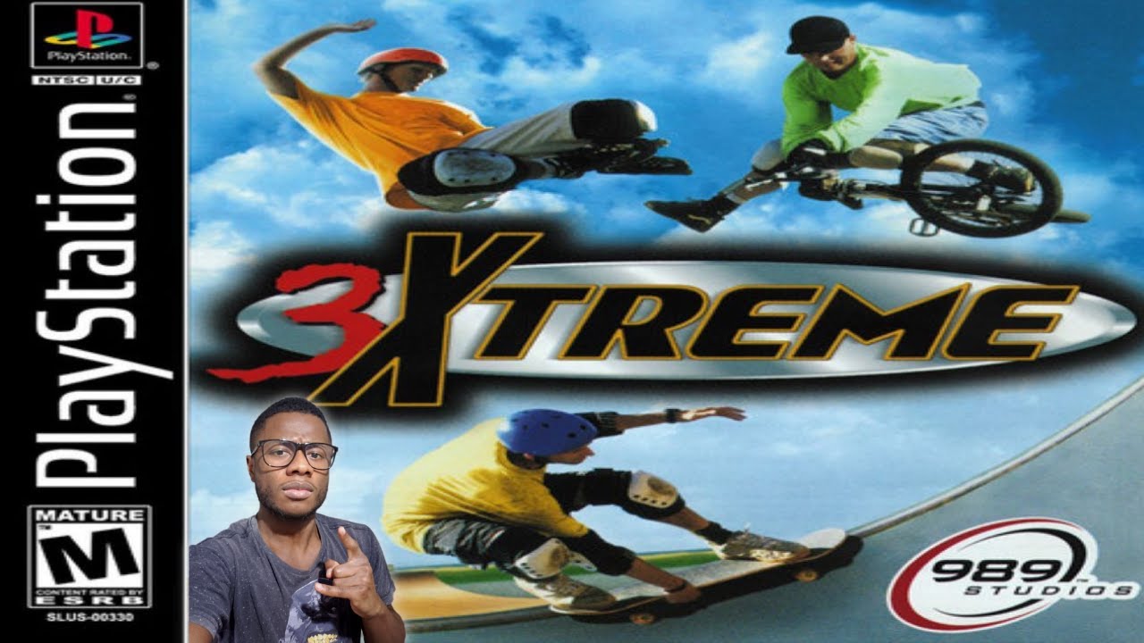 Retrô, 3Xtreme (PS1), Corrida com Skate, BMX e Patins