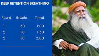 Wim Hof Method Feat Sadhguru (beginner edition) @iamconsciousbreath2742