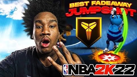 BEST FADEAWAY JUMPSHOT FOR ALL BUILDS NBA 2K22 + HOW TO GREEN EVERY SHOT!