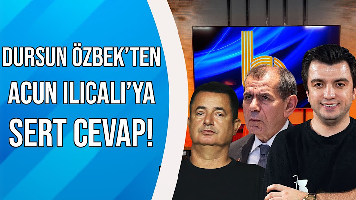 Dursun Özbek'ten Acun Ilıcalı'ya Sert Cevap! | Gündem Özel Canlı Yayın