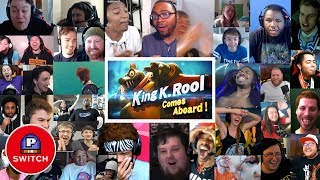 Live Reaction: KING K. ROOL in Super Smash Bros Ultimate | 30+ Youtuber Synched Compilation