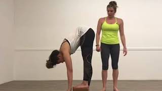 Block Hamstring Stretch