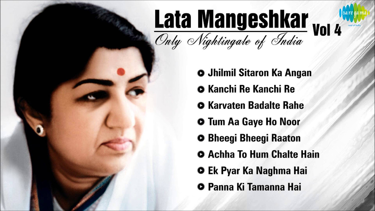 Best of Lata Mangeshkar  Vol 4  Jhilmil Sitaron Ka Angan  Kanchi Re Kanchi Karvaten Badalte Rahe