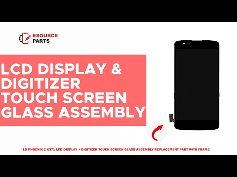 LG K371 LG Phoenix 2 lcd screen and digitizer assembly with Frame Review