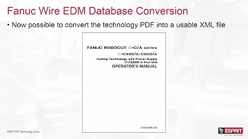 ESPRIT TNG R3.1 Wire EDM Enhancements