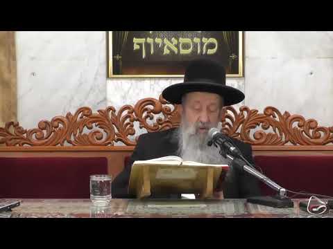 הרב בן ציון מוצפי • פרשת וישב כסלו תש"פ