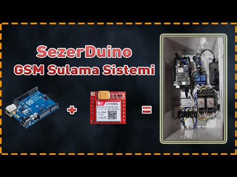 SezerDuino GSM Sulama Sistemi - Kendi Arduino GSM Sulama Sisteminizi Nasıl Yaparsınız ? #tanıtım