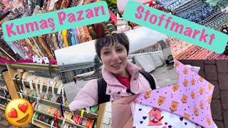 Almanya‘da Kumaş Pazarını Gezdim! Deutsch-Holländischer Stoffmarkt